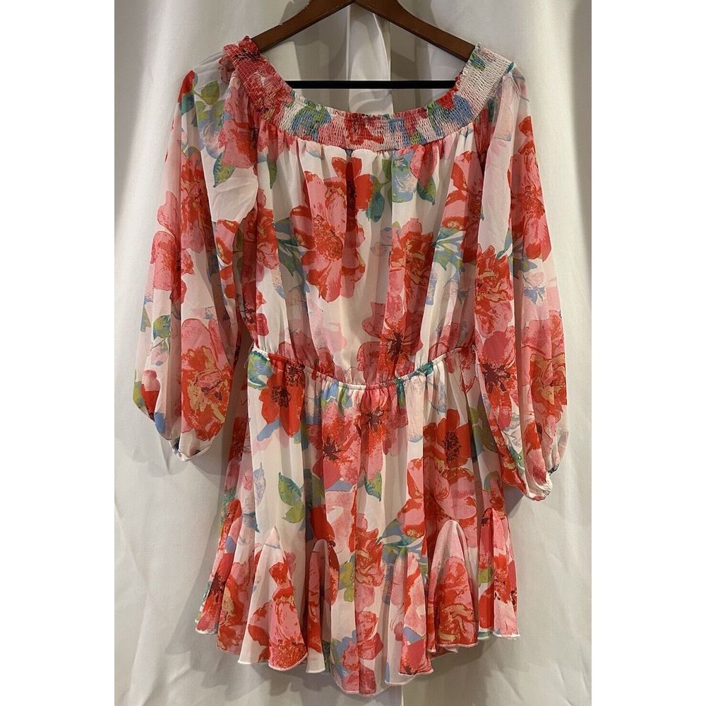 FLYING TOMATO  Be‎ Bold Pink Mini Romper Size Large
